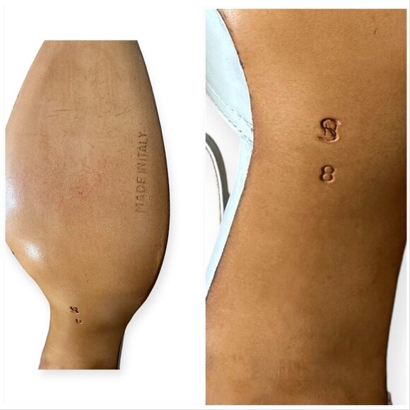 Vintage Roger Vivier White Leather Ankle Strap Heels – Made in Italy, 1960s–70s - Picture 11 of 16